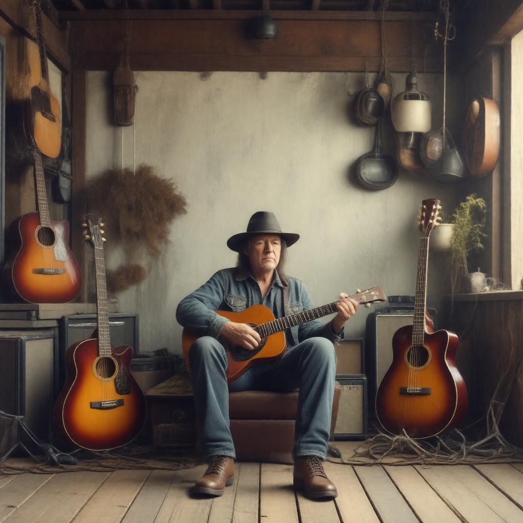 AI-created image of Neil Young