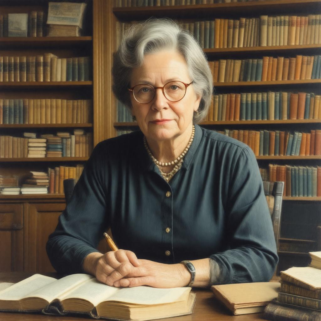 AI-created image of Nelle Harper Lee