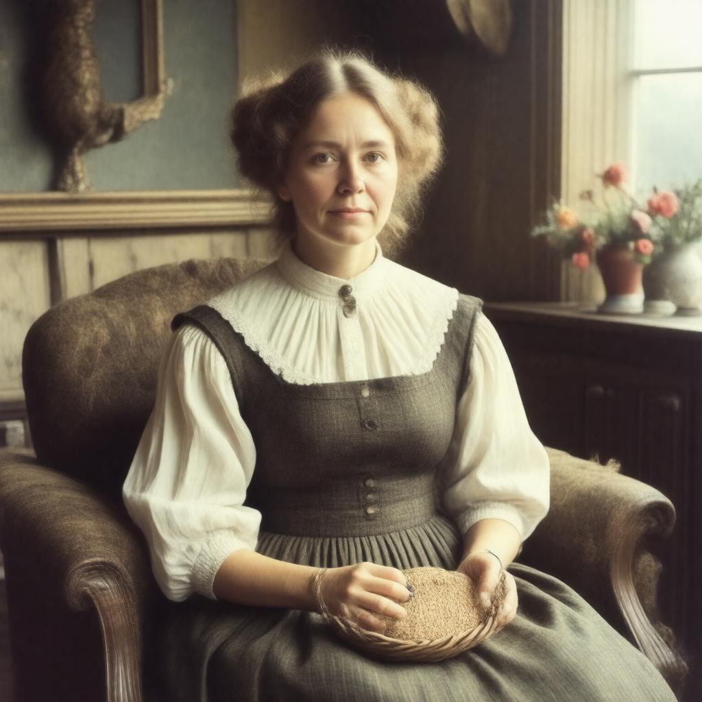 AI-created image of Nelly Dean