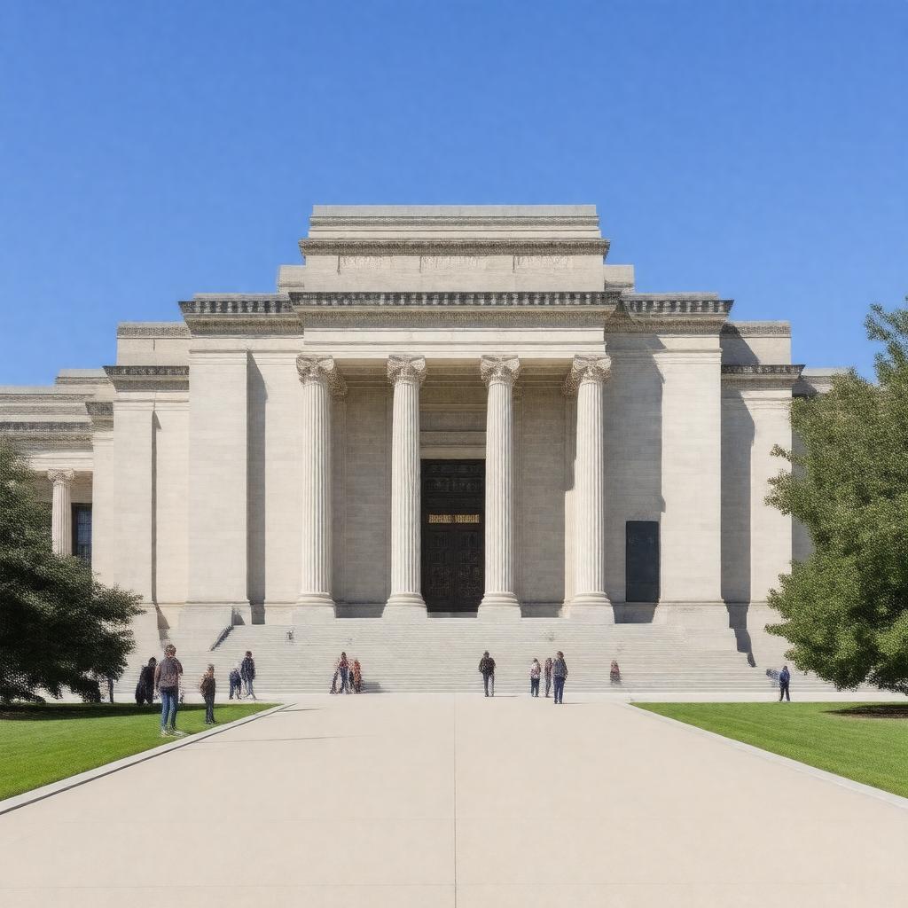 AI-created image of Nelson-Atkins Museum of Art