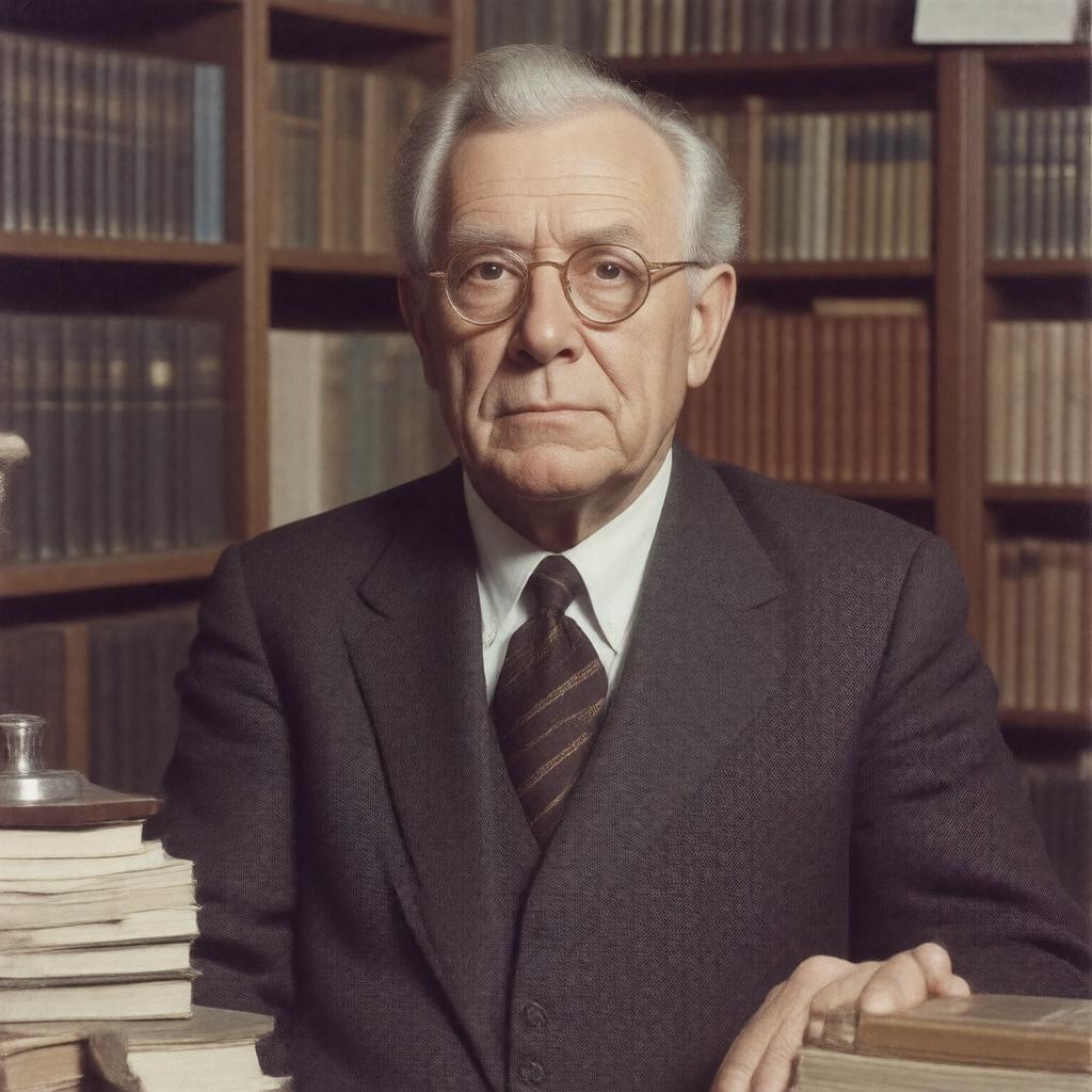 AI-created image of Nelson Goodman