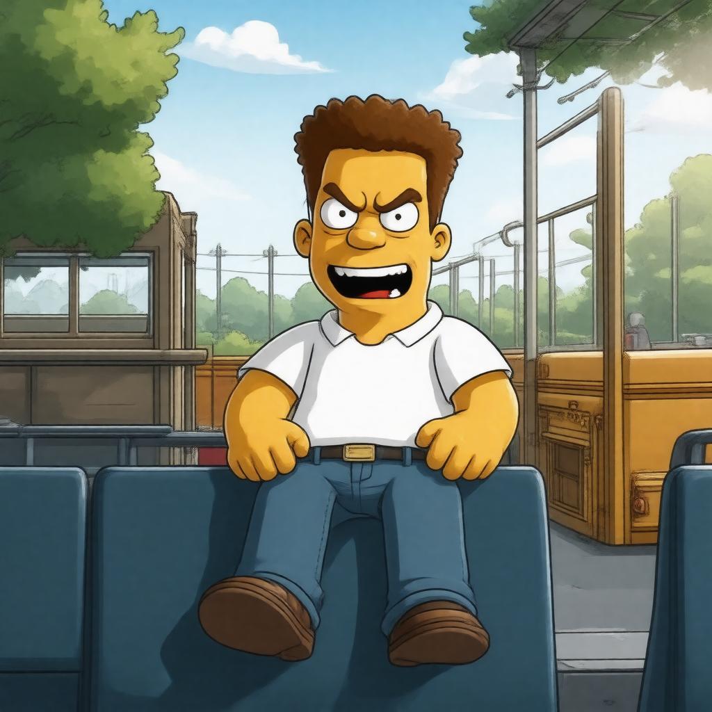 AI-created image of Nelson Muntz