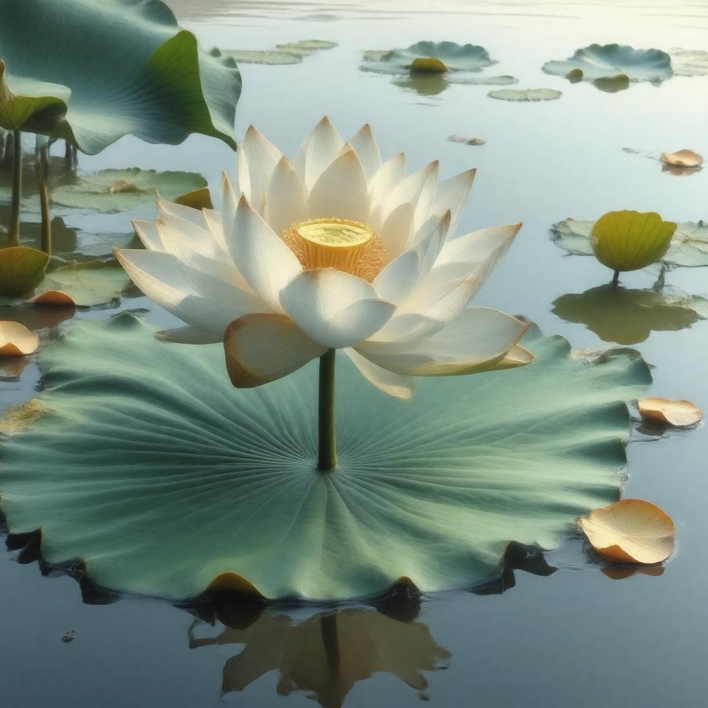 AI-created image of Nelumbonaceae