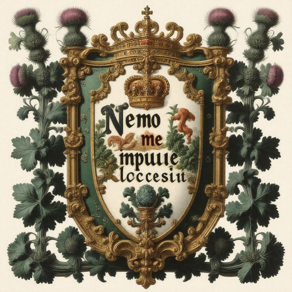 Click to view larger image AI-created image of Nemo me impune lacessit