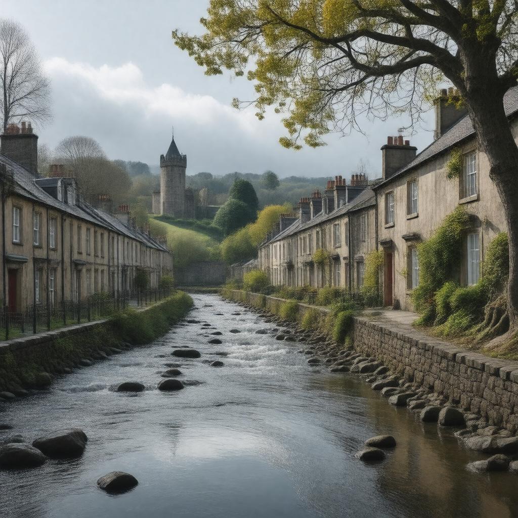 AI-created image of Nenagh, County Tipperary, Ireland
