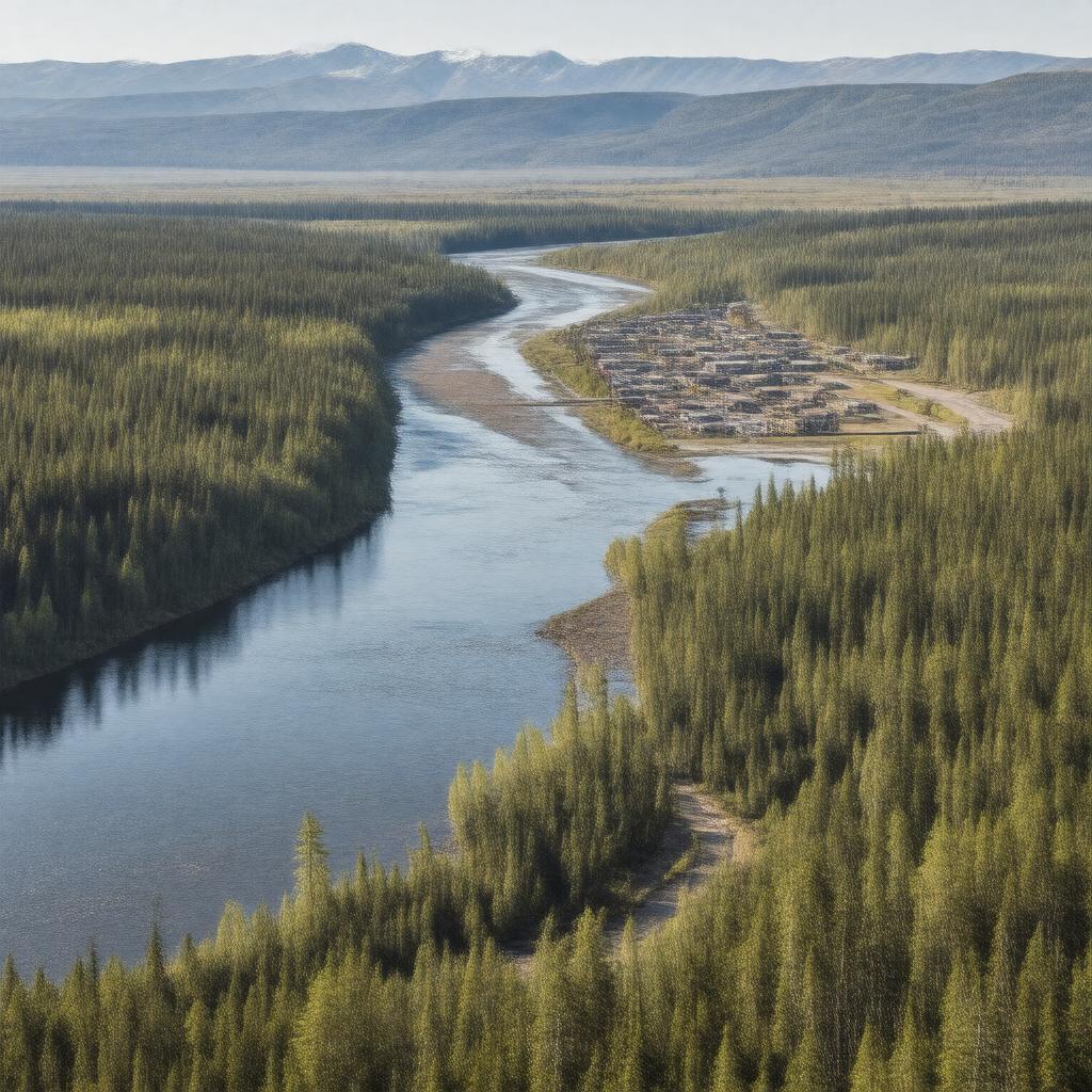 AI-created image of Nenana