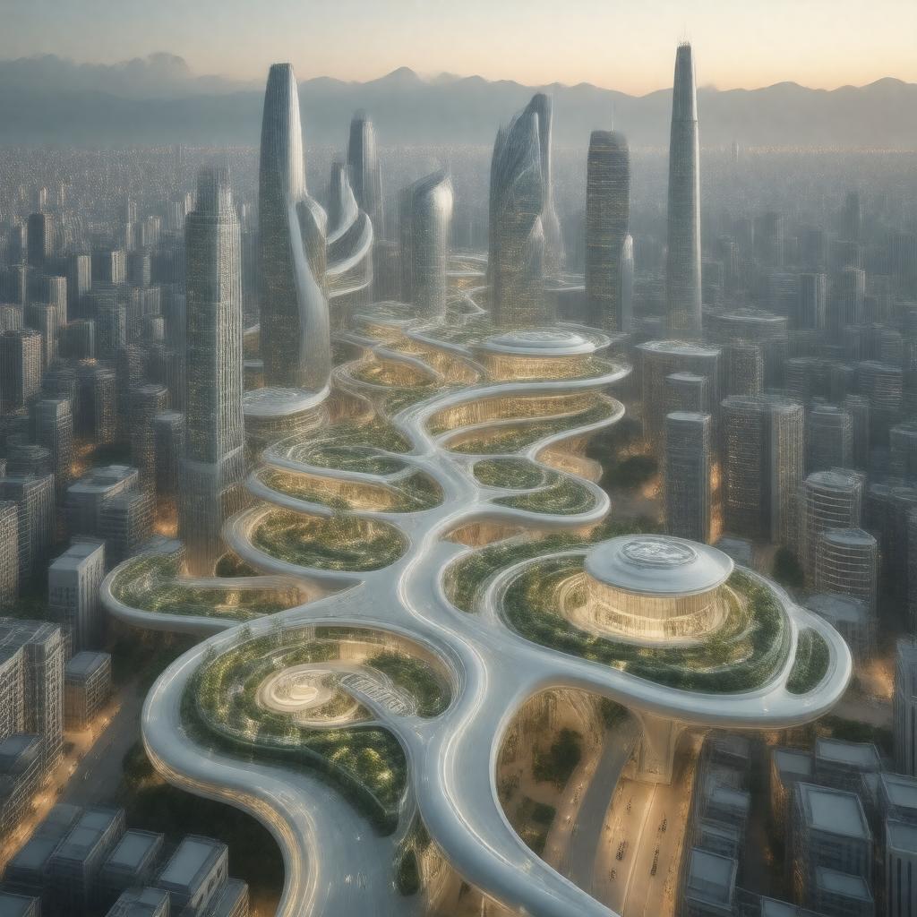AI-created image of Neo-futurism