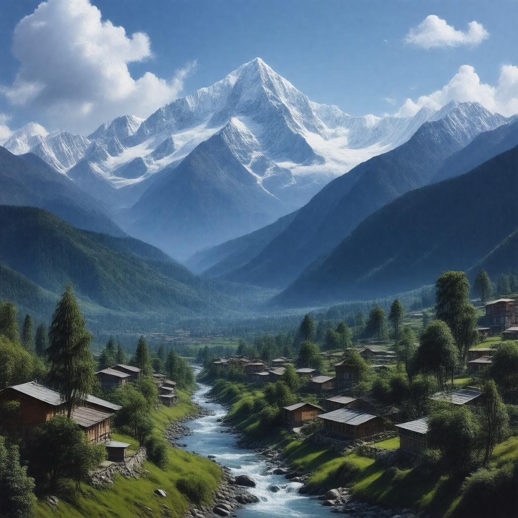Click to view larger image AI-created image of Nepal