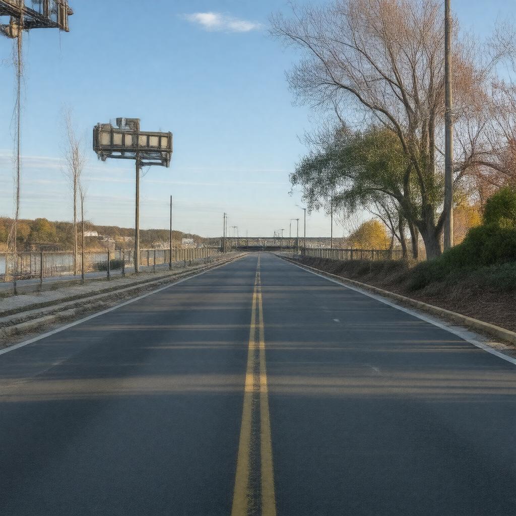 AI-created image of Neponset River Bridge