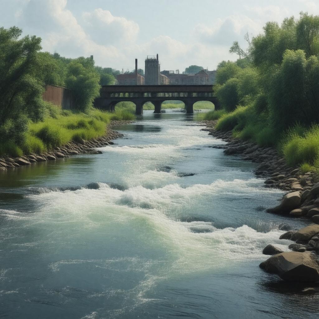 AI-created image of Neponset River