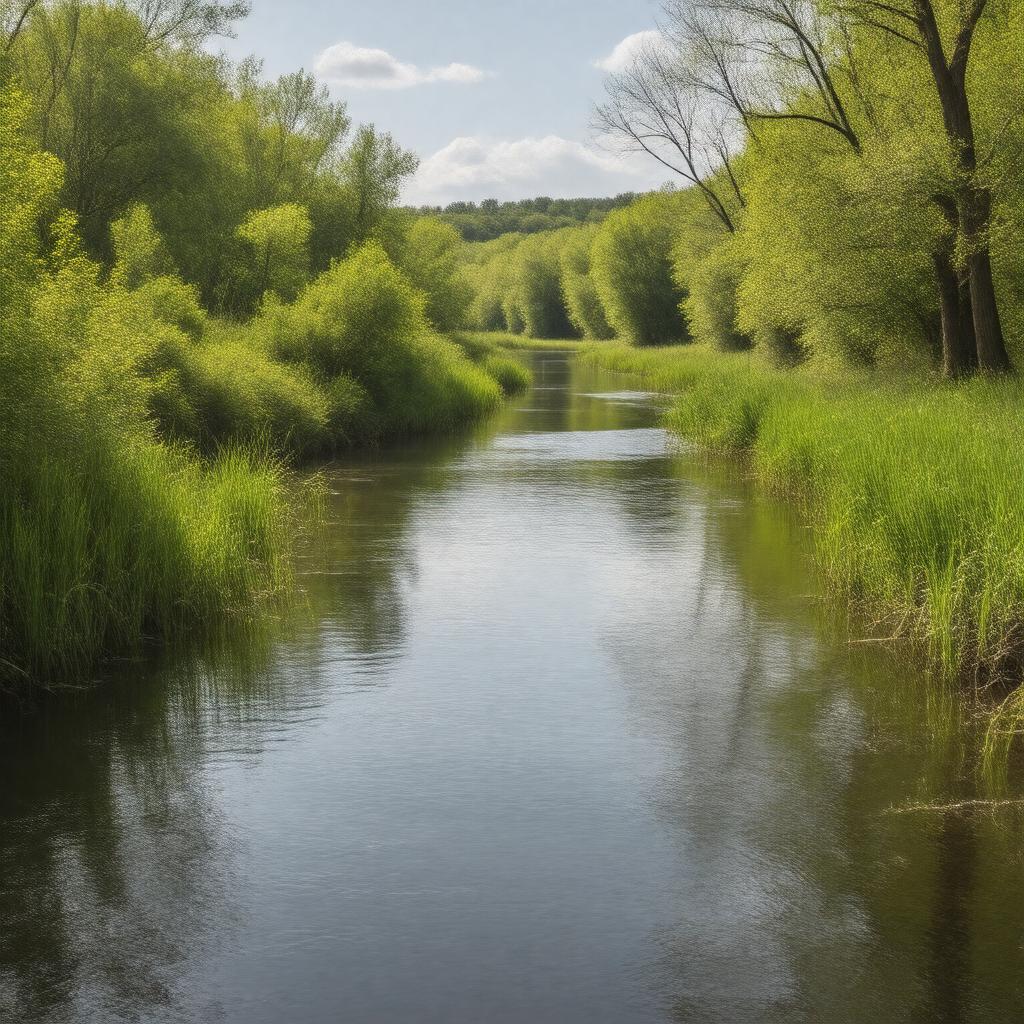AI-created image of Neponset River Reservation