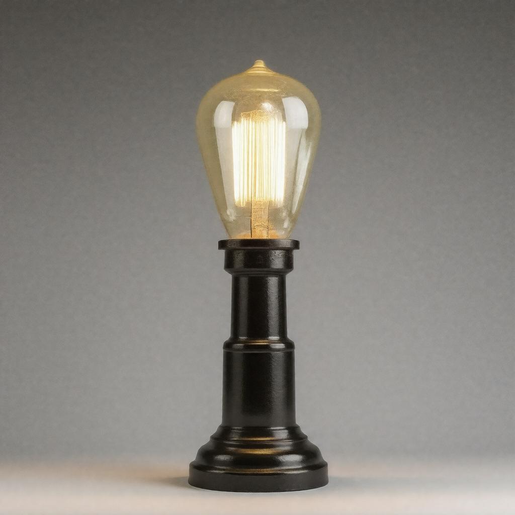 Click to view larger image AI-created image of Nernst lamp
