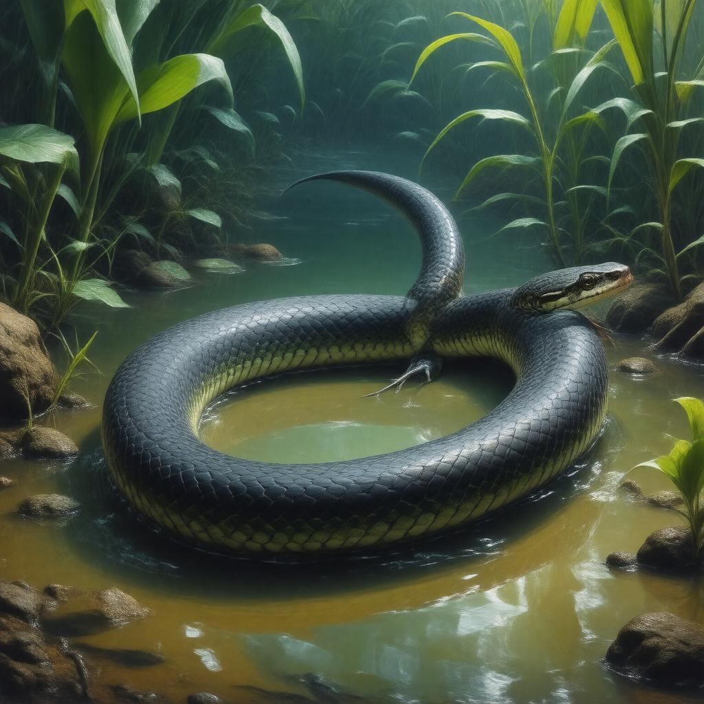 AI-created image of Nerodia