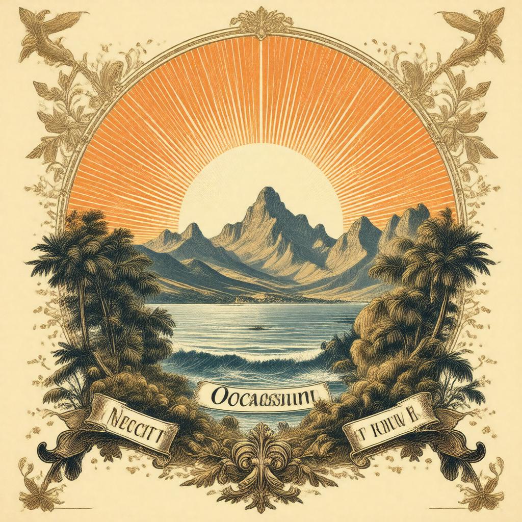 Click to view larger image AI-created image of Nescit Occasum