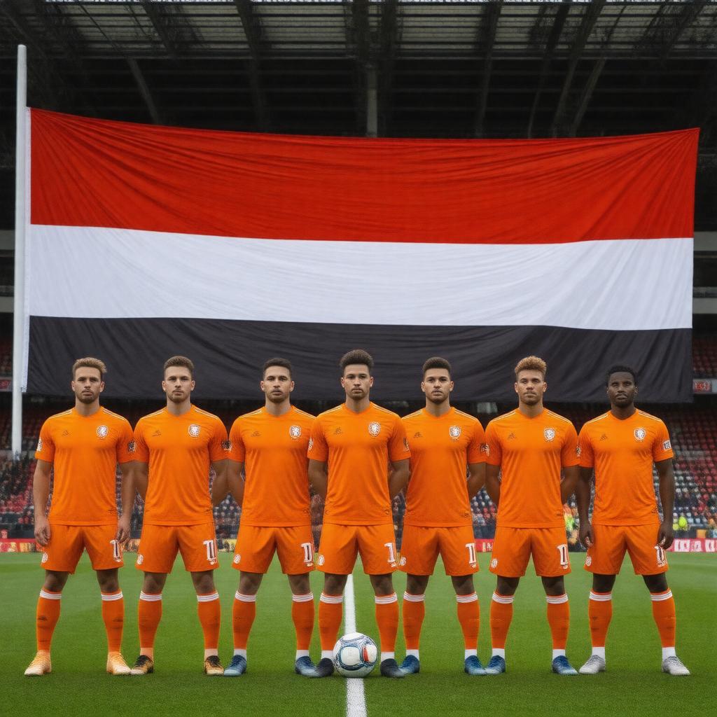 AI-created image of Netherlands national football team