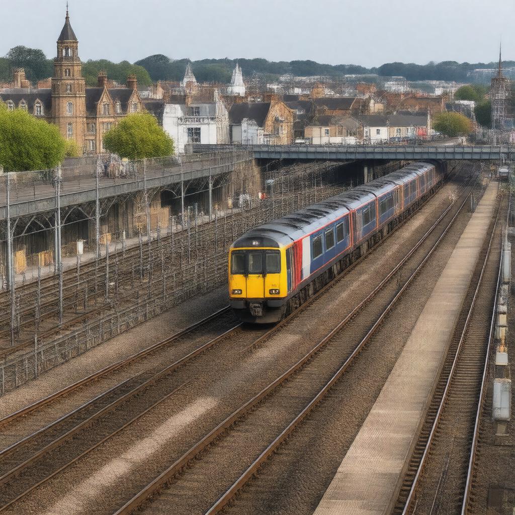 AI-created image of Network Rail
