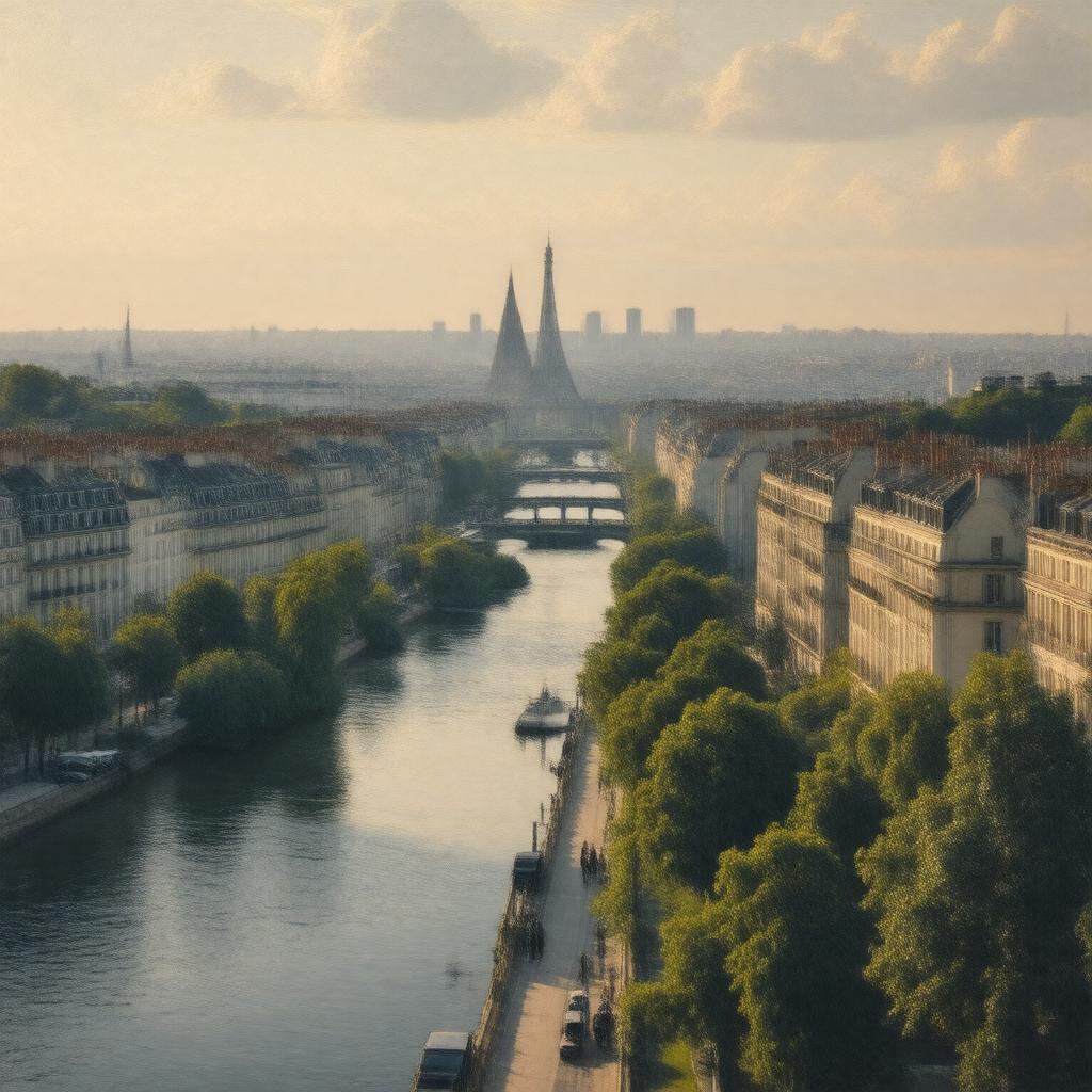 AI-created image of Neuilly-sur-Seine, France