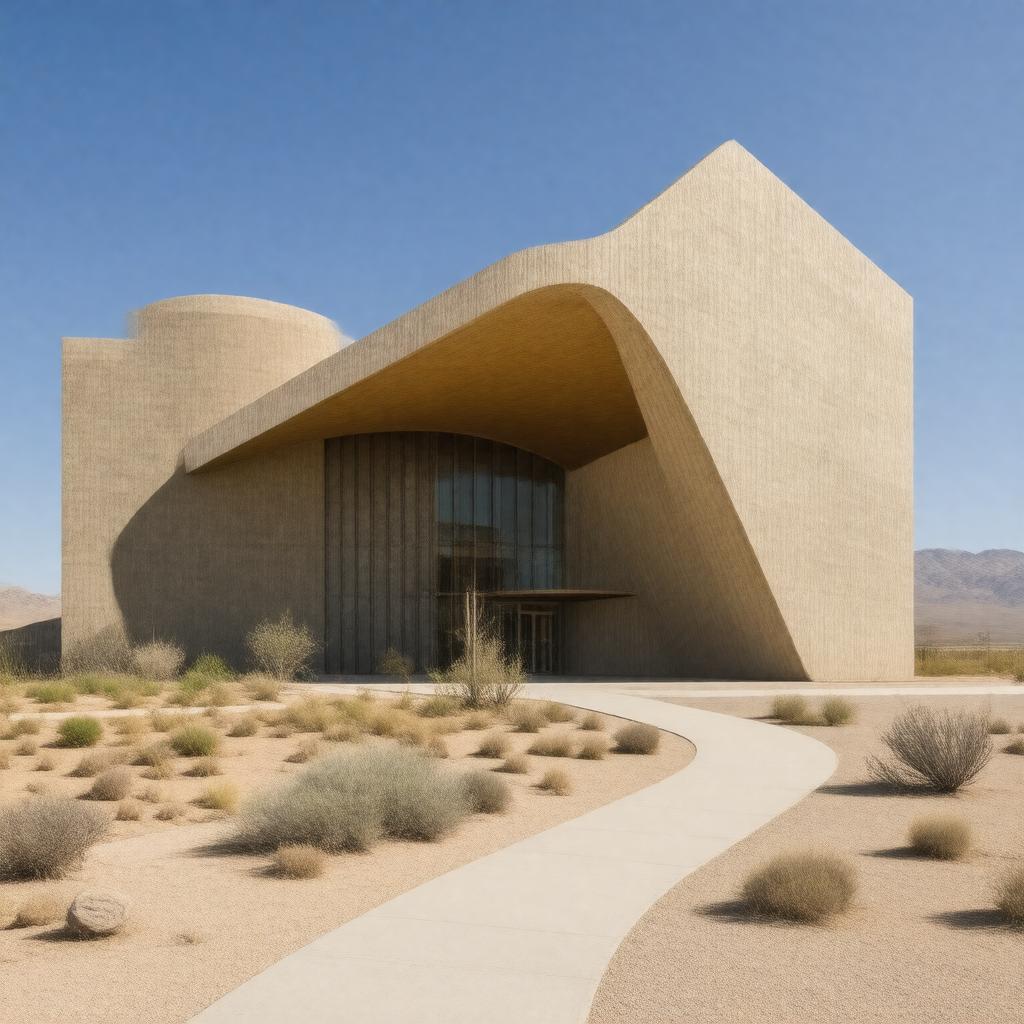 AI-created image of Nevada Museum of Art