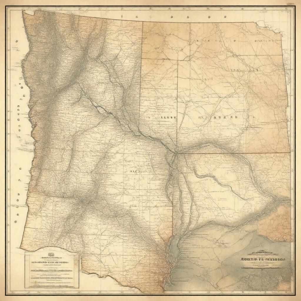 AI-created image of Nevada Territory