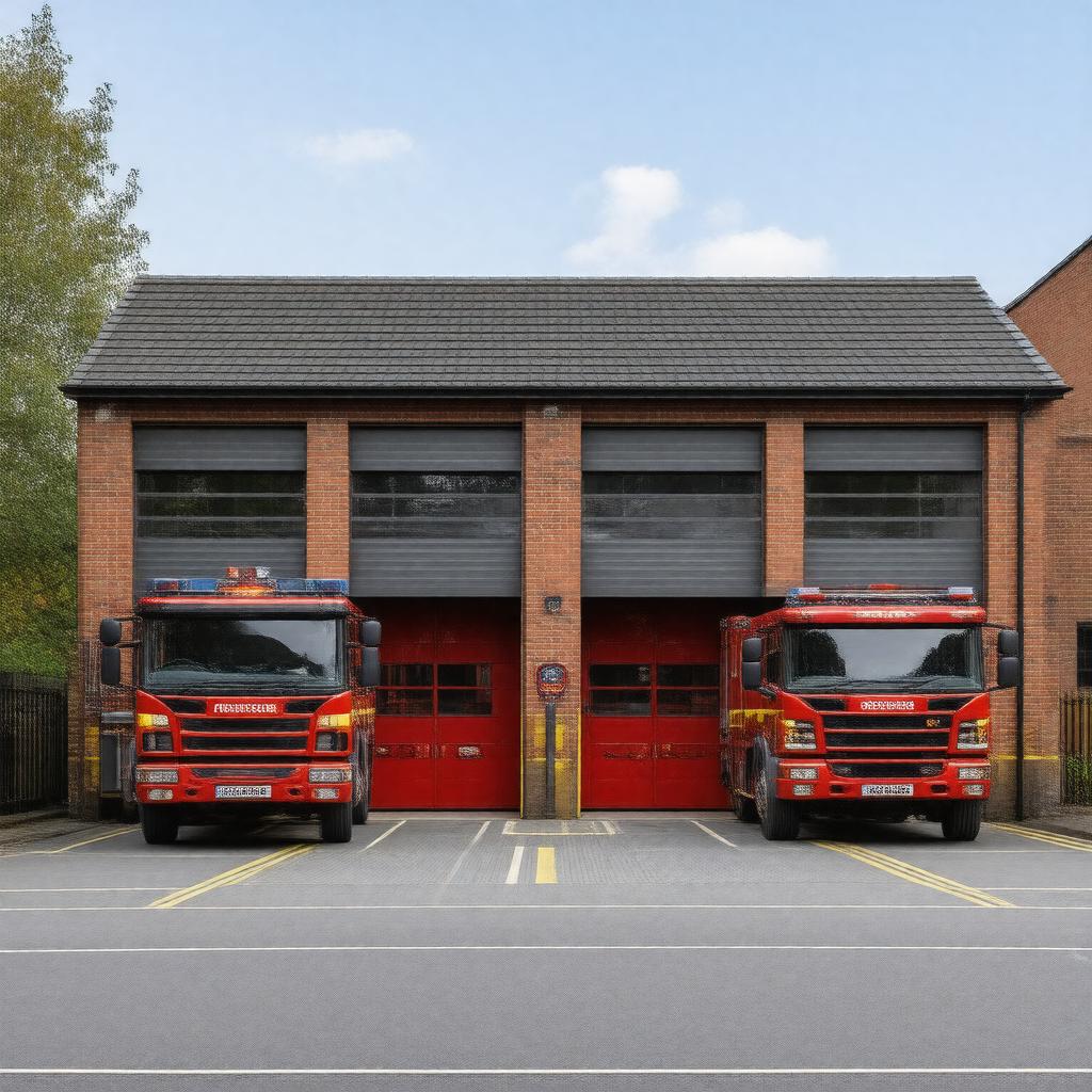Click to view larger image AI-created image of New Addington Fire Station