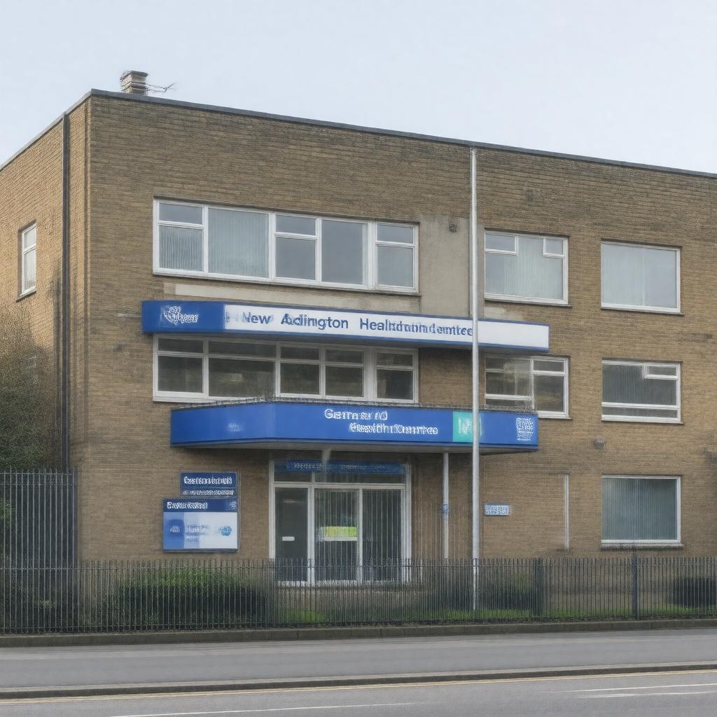 AI-created image of New Addington Health Centre