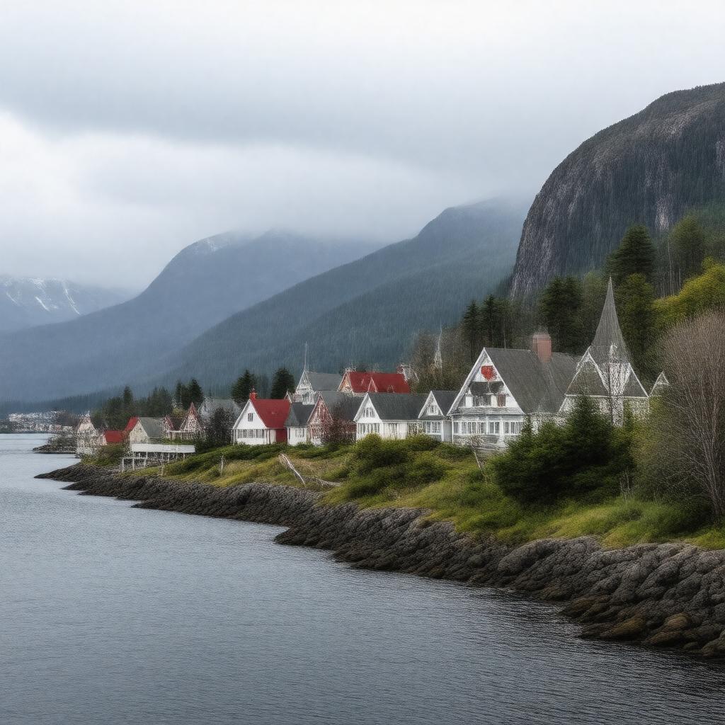 AI-created image of New Archangel