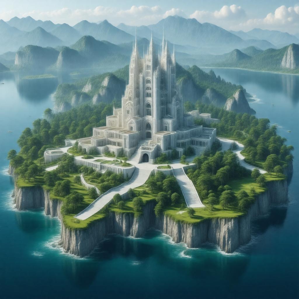 AI-created image of New Atlantis