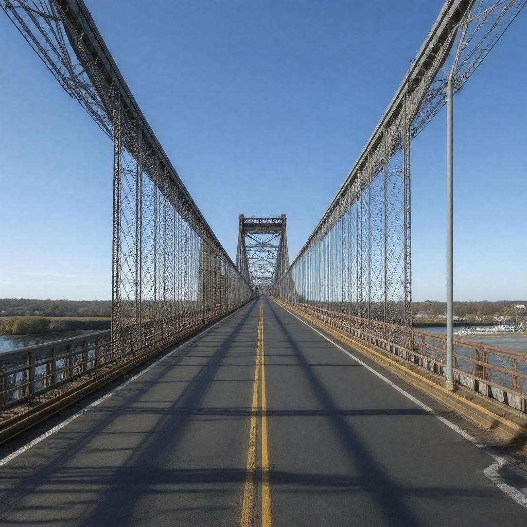 AI-created image of New Bedford-Fairhaven Bridge