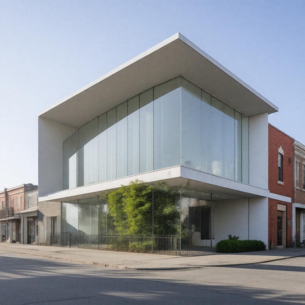 Click to view larger image AI-created image of New Bedford Art Museum