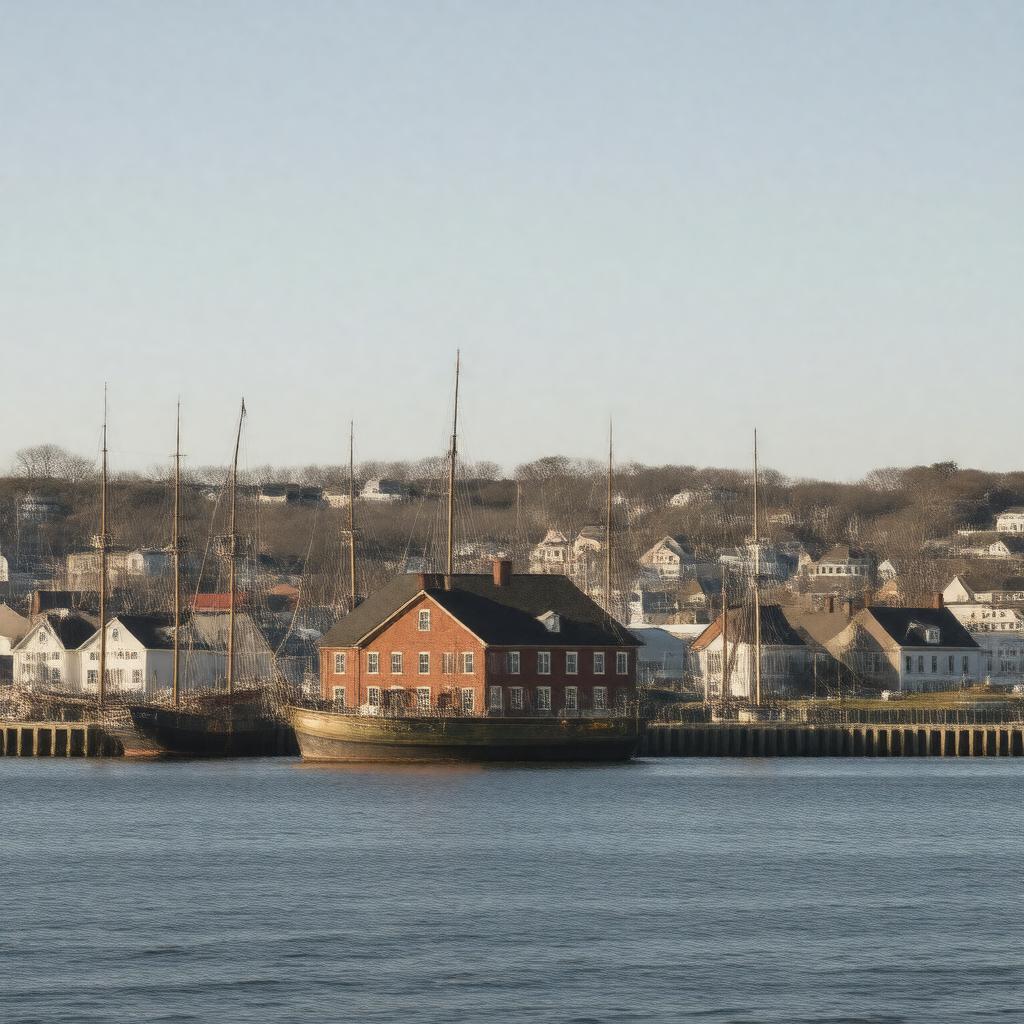 AI-created image of New Bedford, Massachusetts, United States