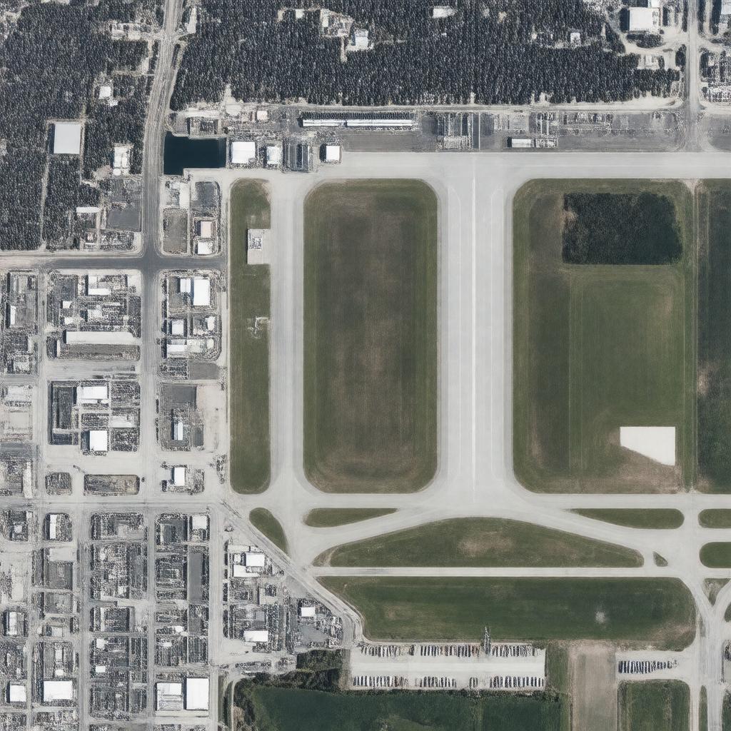 AI-created image of New Bedford Regional Airport