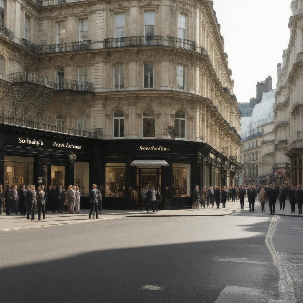 AI-created image of New Bond Street