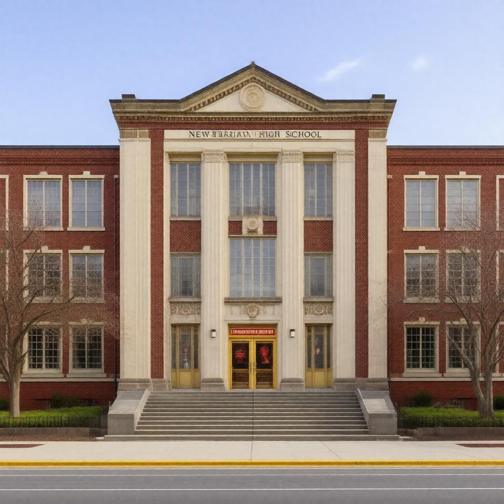 AI-created image of New Britain High School