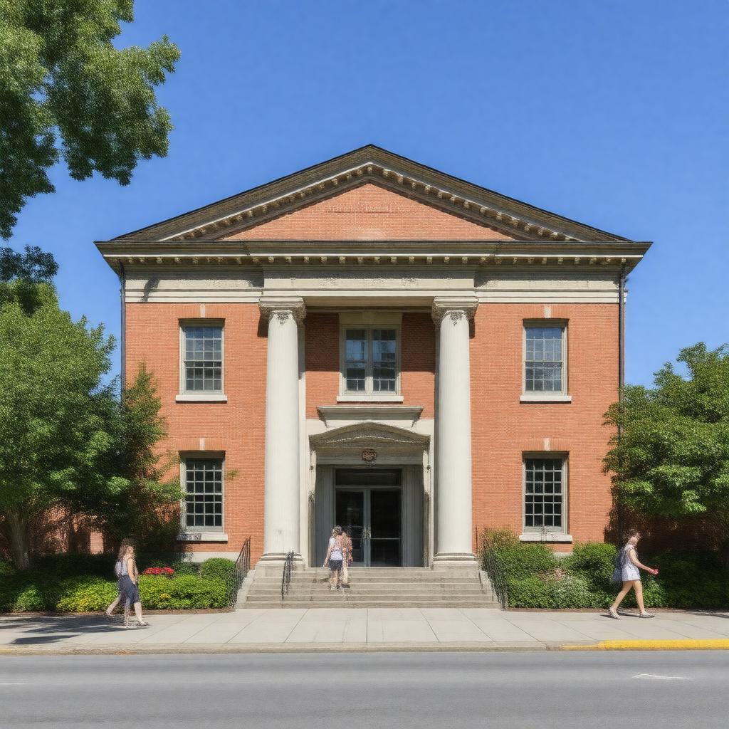 Click to view larger image AI-created image of New Britain Public Library