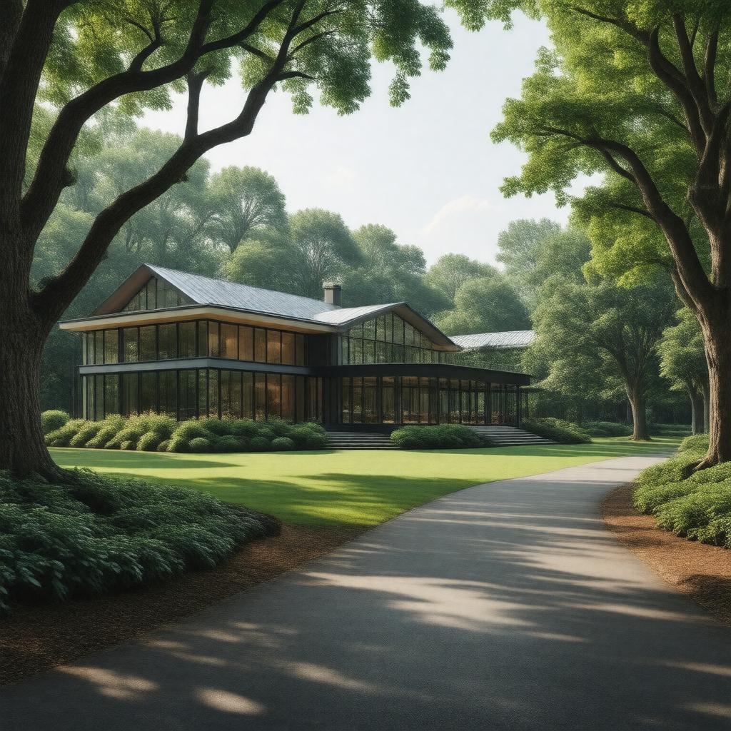 AI-created image of New Canaan, Connecticut