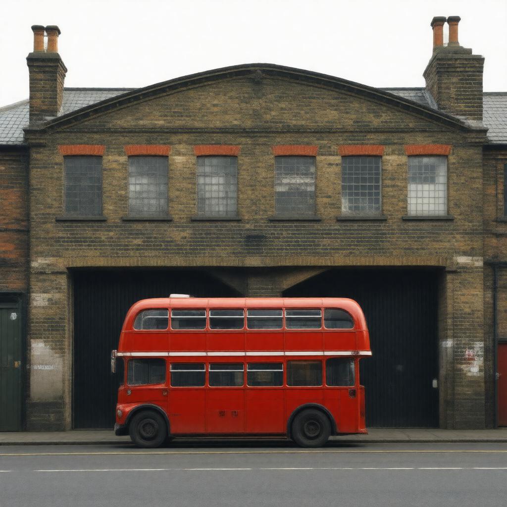 AI-created image of New Cross garage