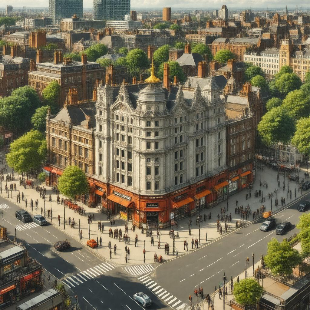 AI-created image of New Cross