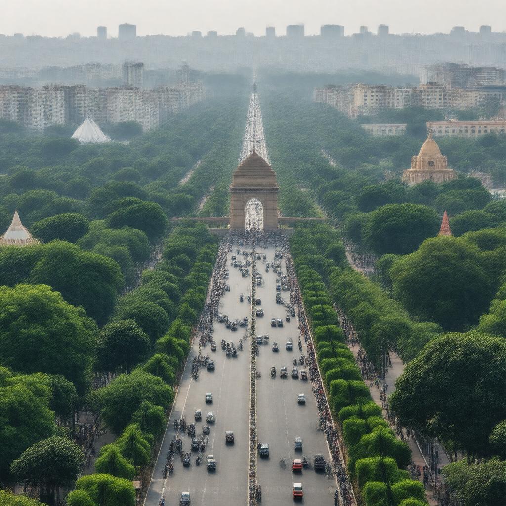 AI-created image of New Delhi, India