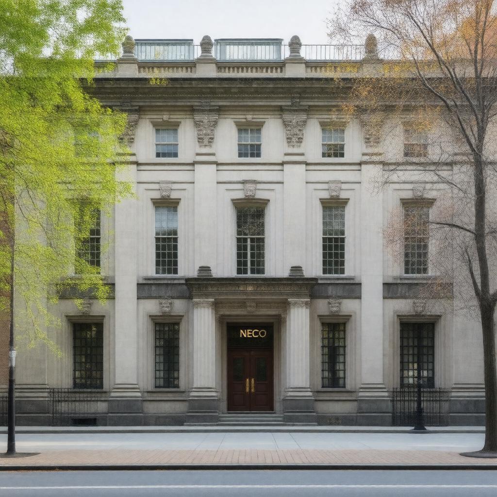 Click to view larger image AI-created image of New England College of Optometry