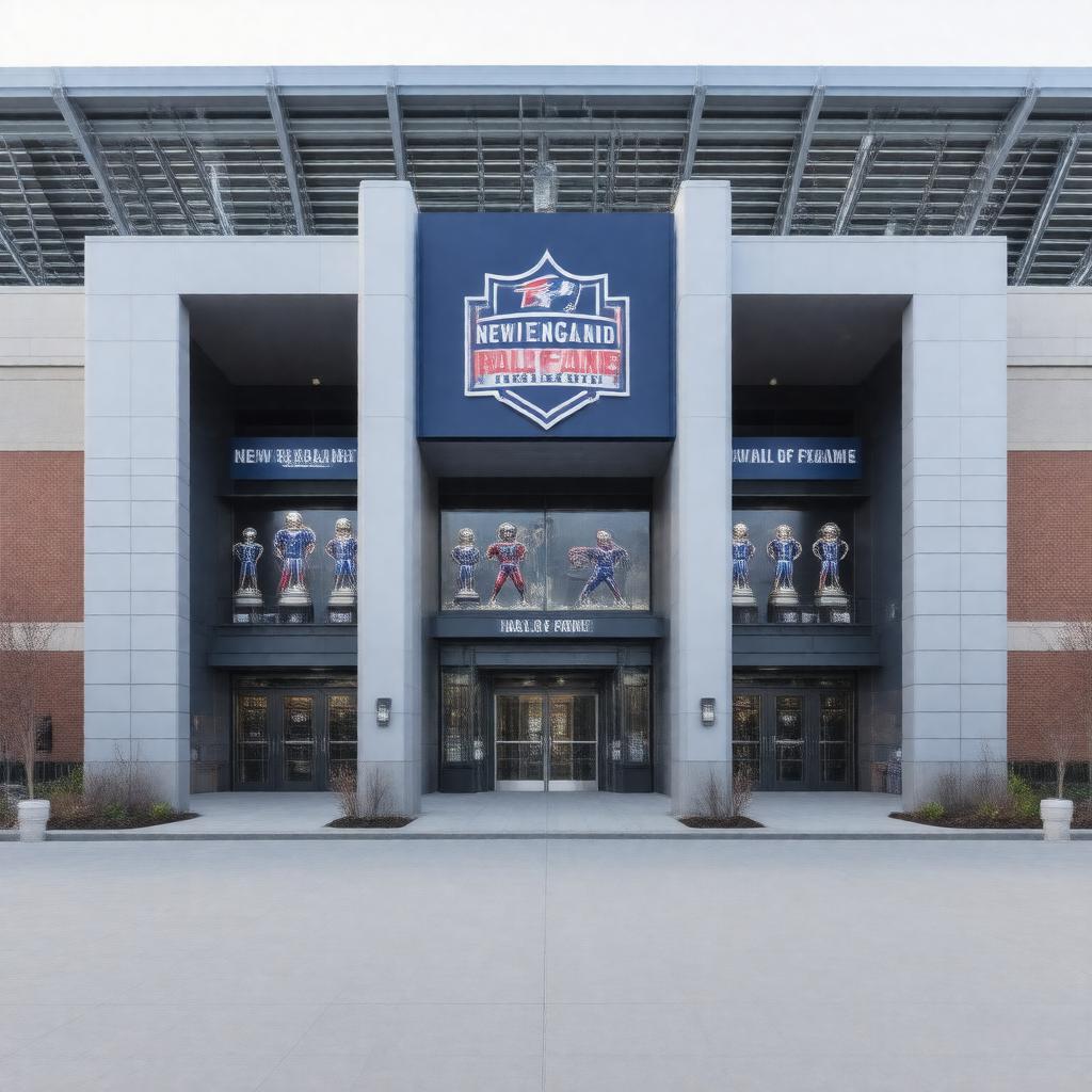 AI-created image of New England Patriots Hall of Fame