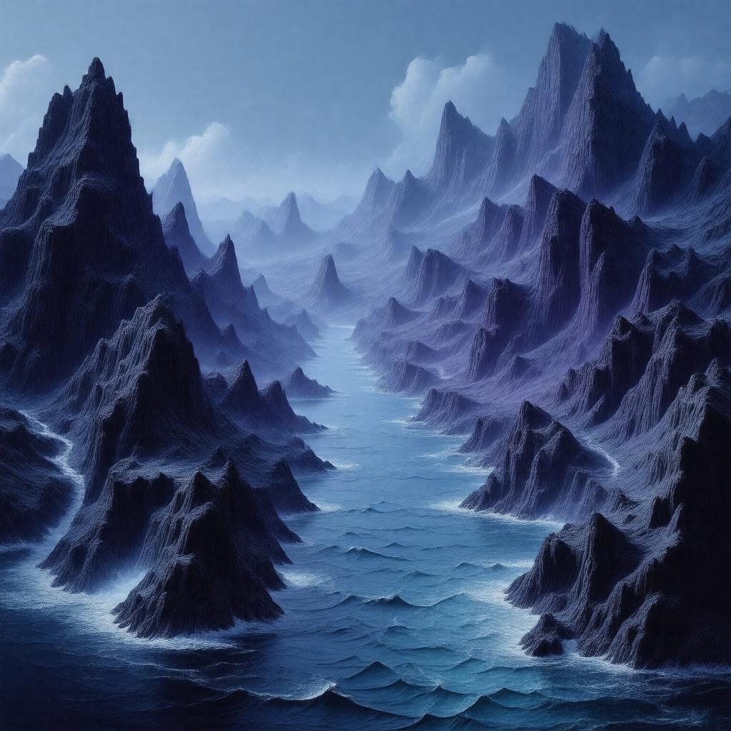 AI-created image of New England Seamounts