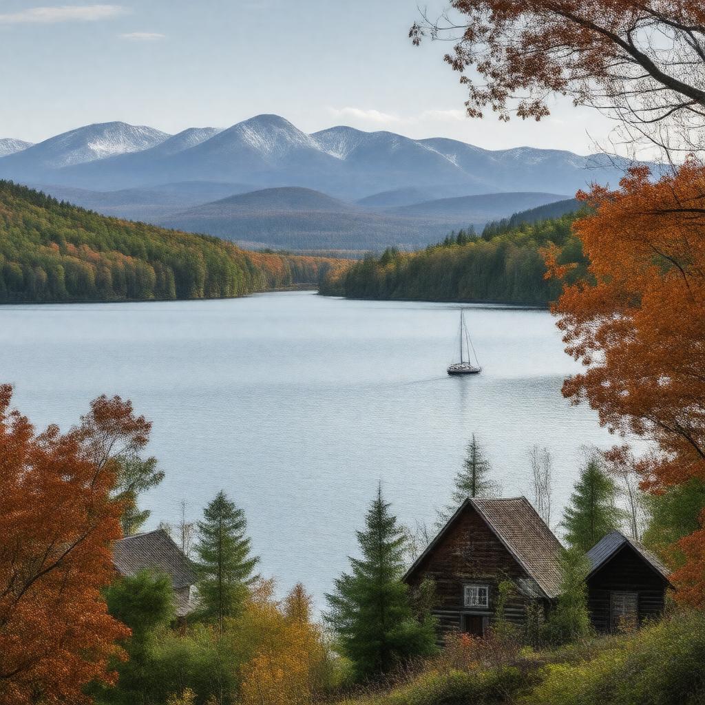 AI-created image of New England (US)