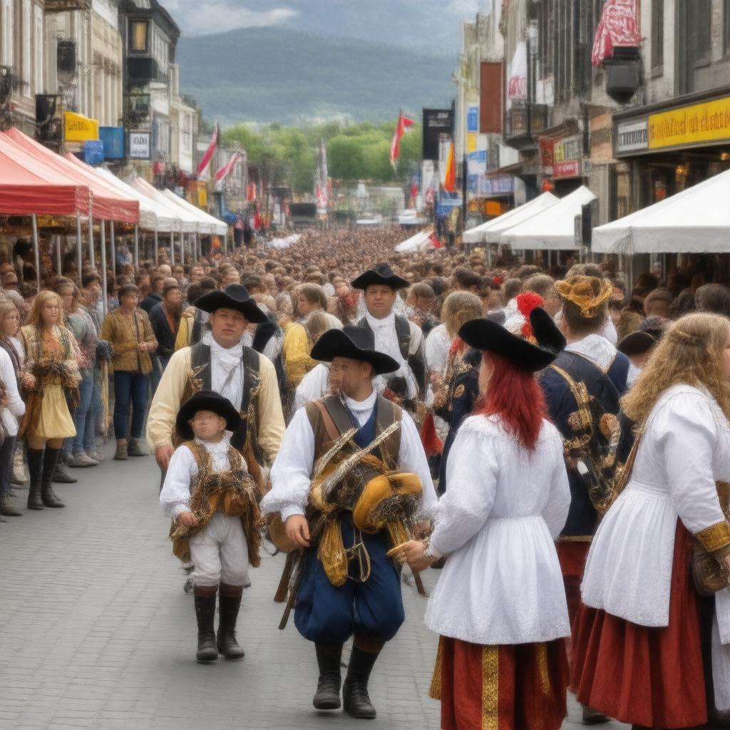 AI-created image of New France Festival