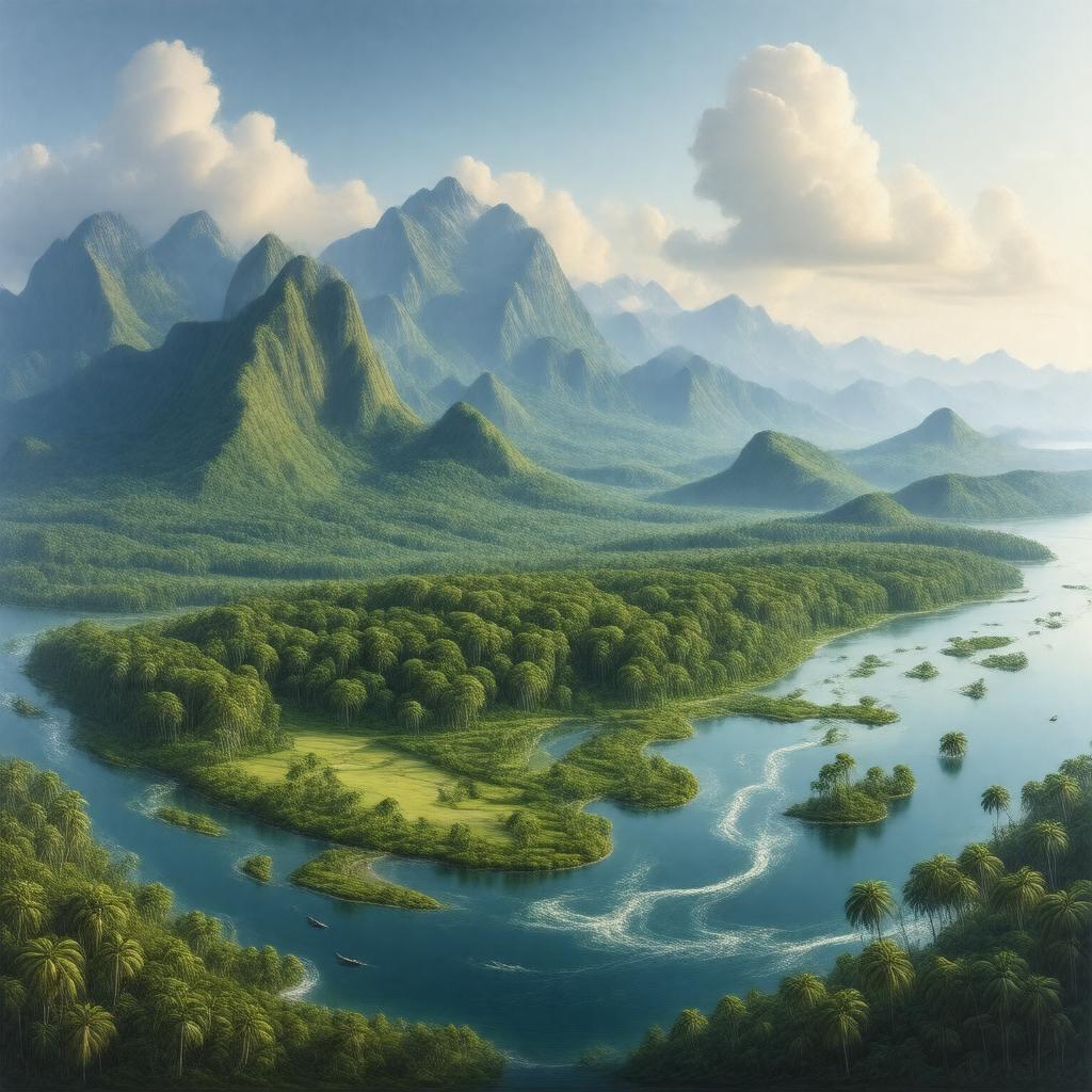 AI-created image of New Guinea