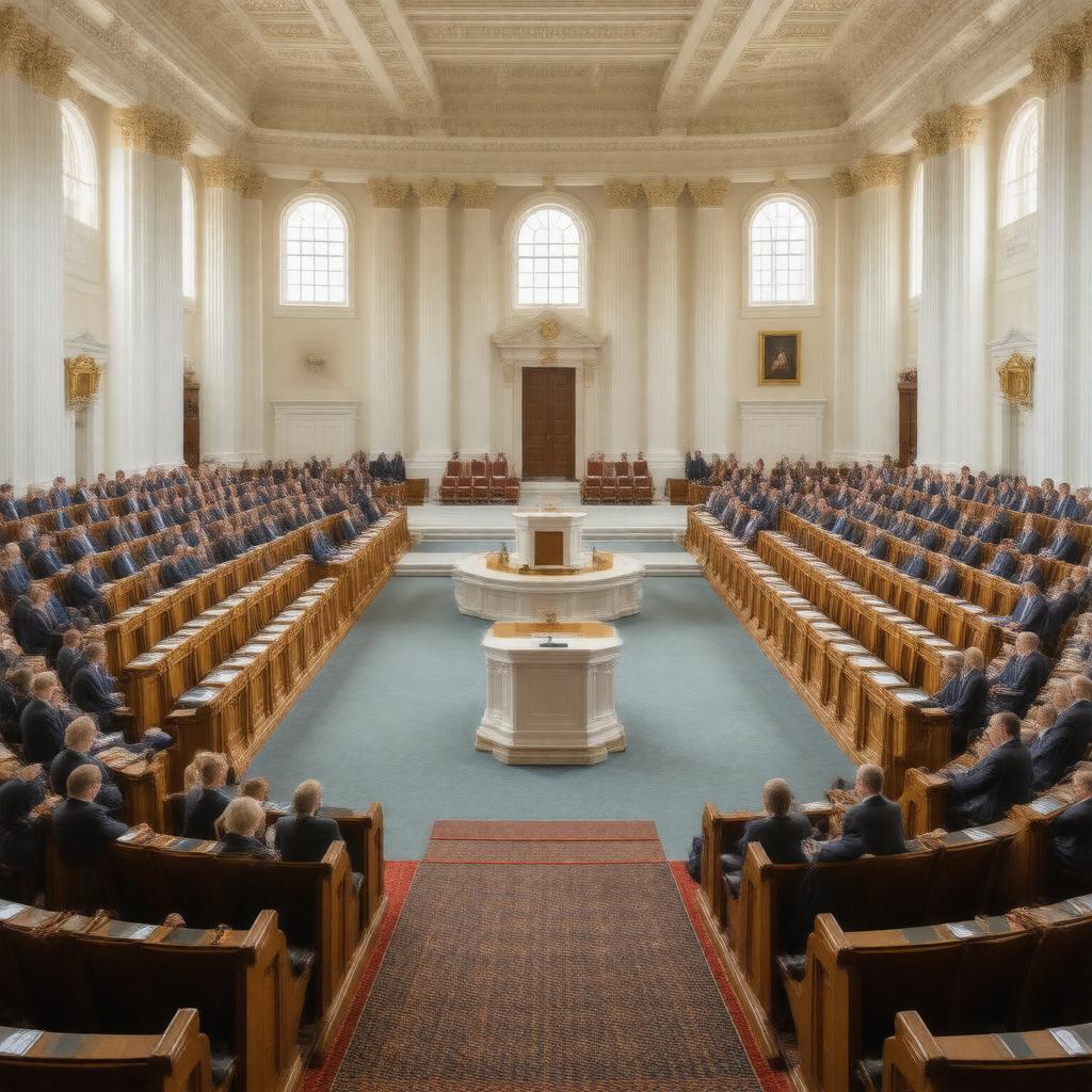 AI-created image of New Hampshire General Court