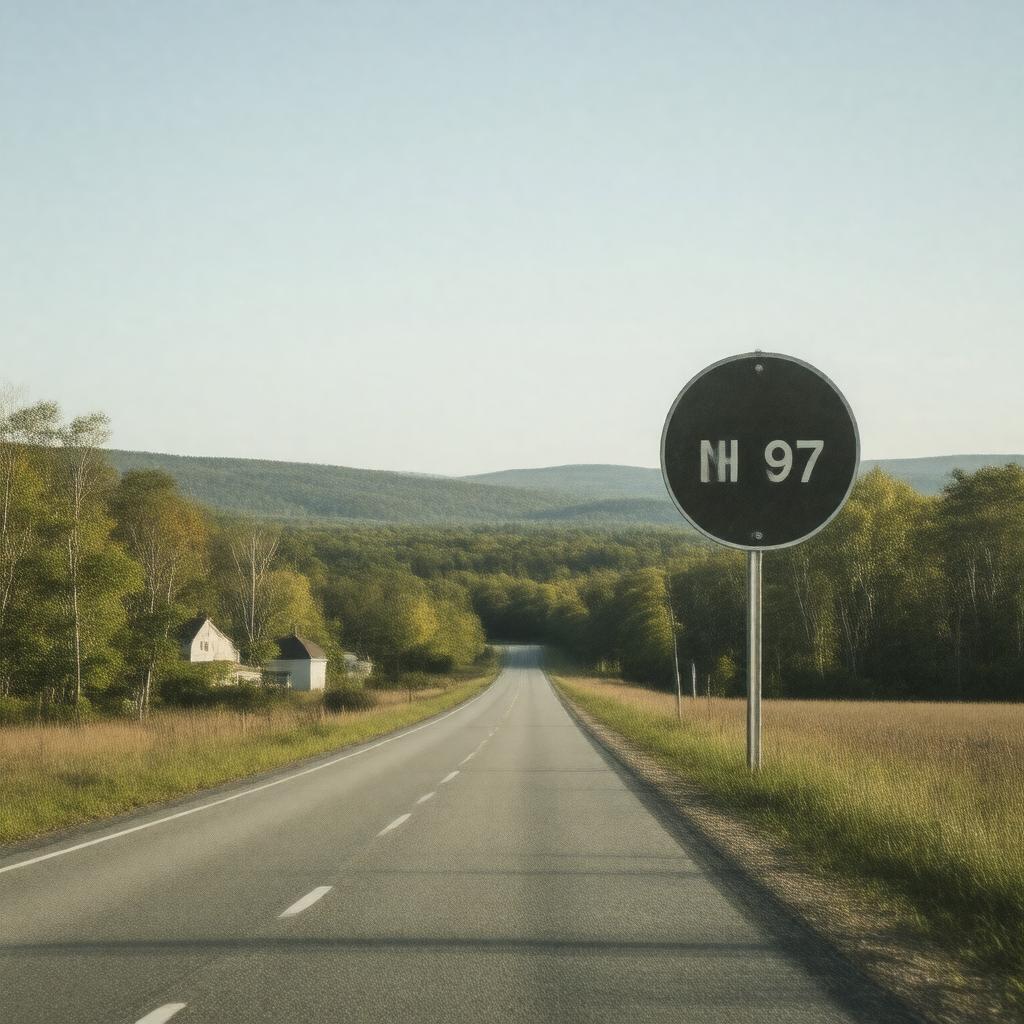 AI-created image of New Hampshire Route 97