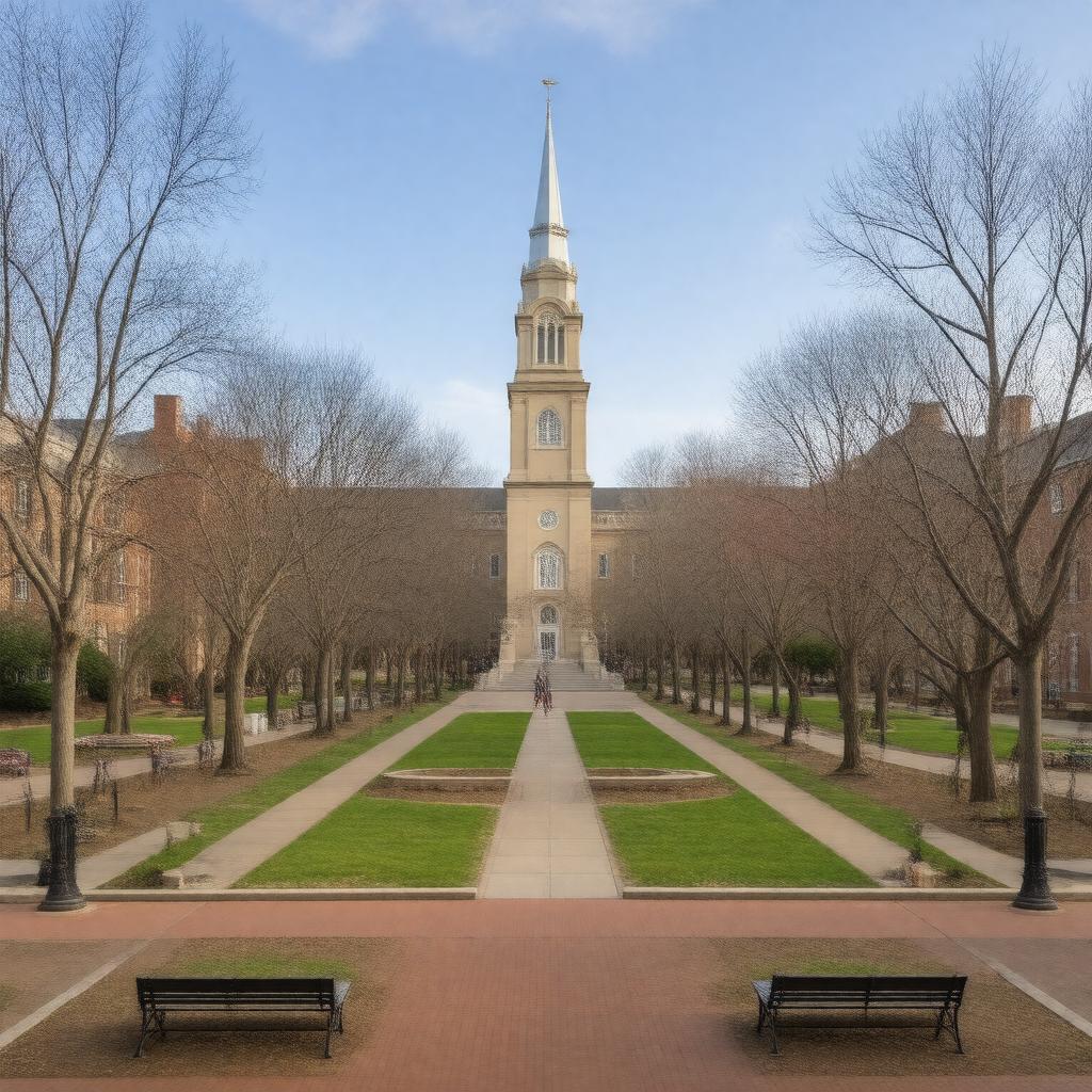 AI-created image of New Haven Green