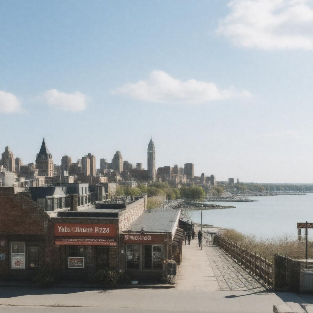 AI-created image of New Haven, United States