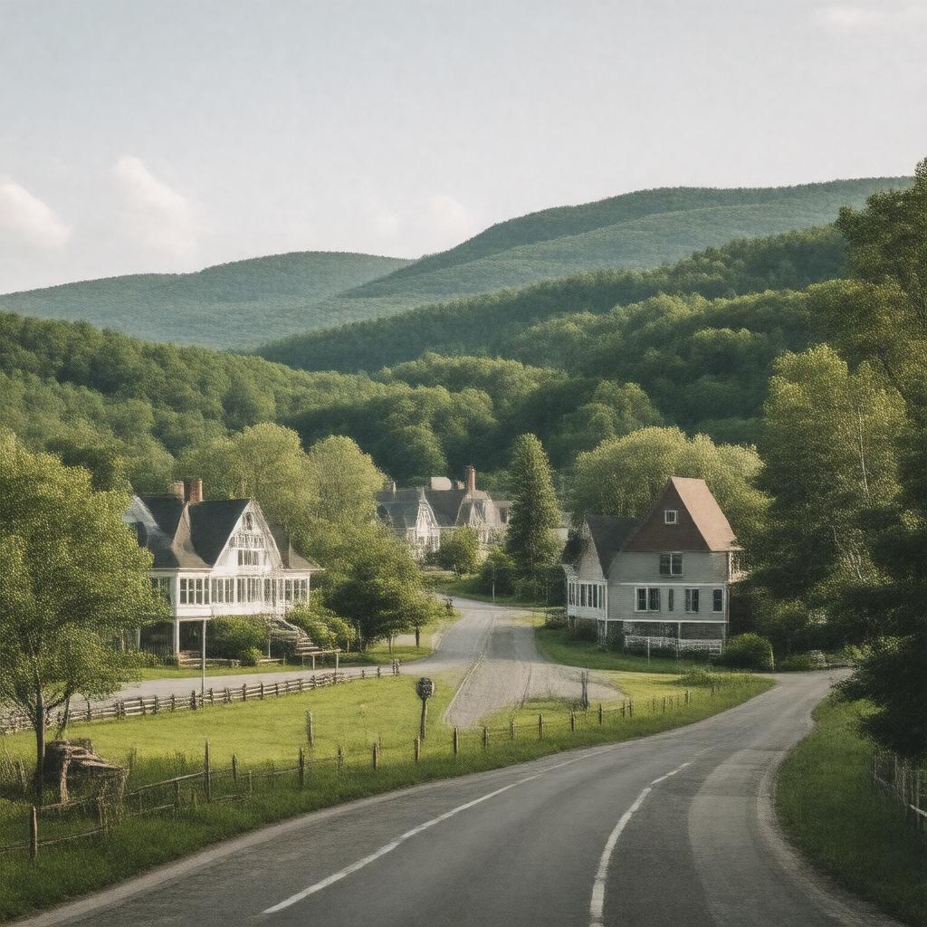 AI-created image of New Ipswich, New Hampshire