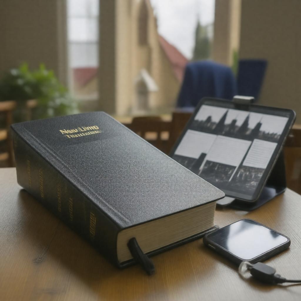 Click to view larger image AI-created image of New Living Translation